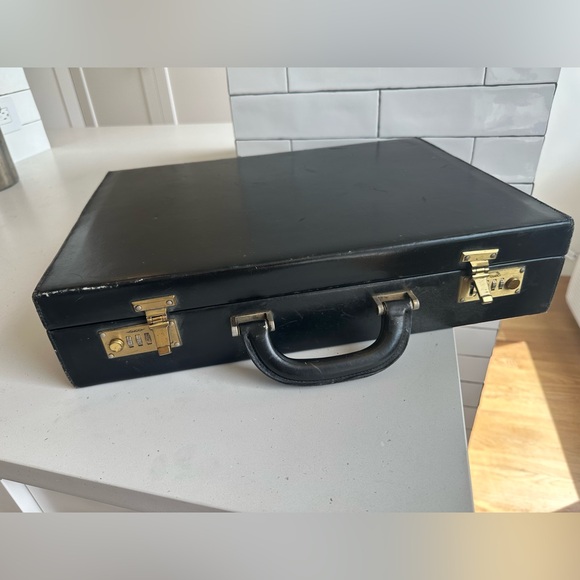 Vintage GUCCI attache / briefcase black - Picture 1 of 16